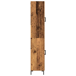Highboard 2er Set Altholz 180 cm