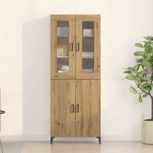 Highboard 2er Set Artisan Eiche