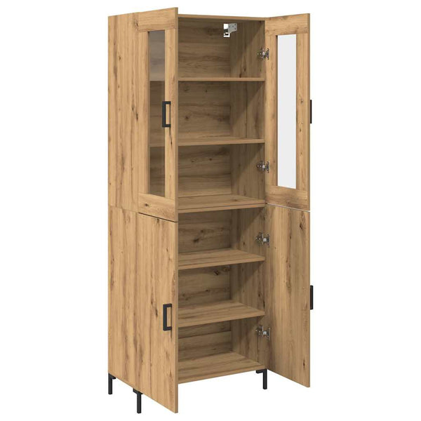 Highboard 2er Set Artisan Eiche