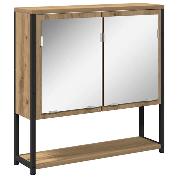 Badezimmermöbel Set Braun mit Regal