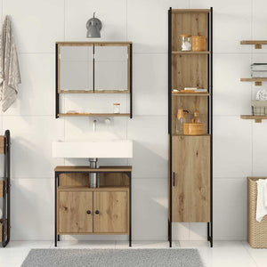 Badezimmermöbel Set mit Regal Artisan-Eiche