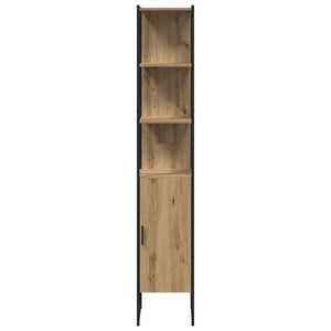 Badezimmer Waschbeckenunterschrank mit Regal Braun