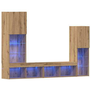 TV-Schrank 4er Set Artisan Eiche