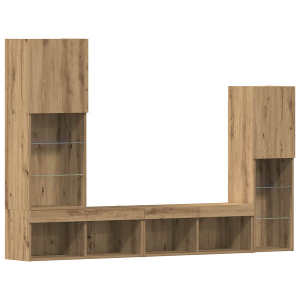 TV-Schrank 4er Set Artisan Eiche