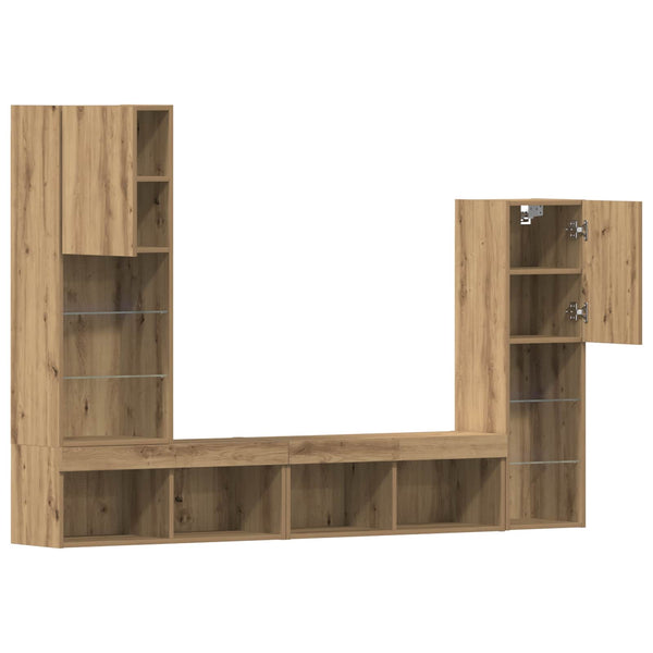 TV-Schrank 4er Set Artisan Eiche