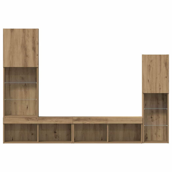 TV-Schrank 4er Set Artisan Eiche