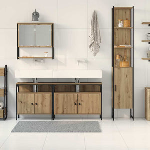 Badezimmermöbel Set Artisan-Eiche, 4-teilig