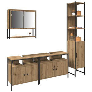 Badezimmermöbel Set Artisan-Eiche, 4-teilig