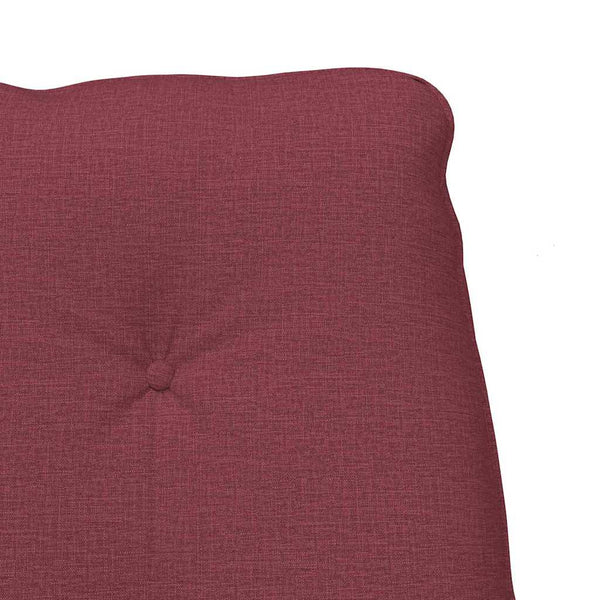 vidaXL Armchair Wine Red 69 x 74 x 93 cm Fabric and Plywood