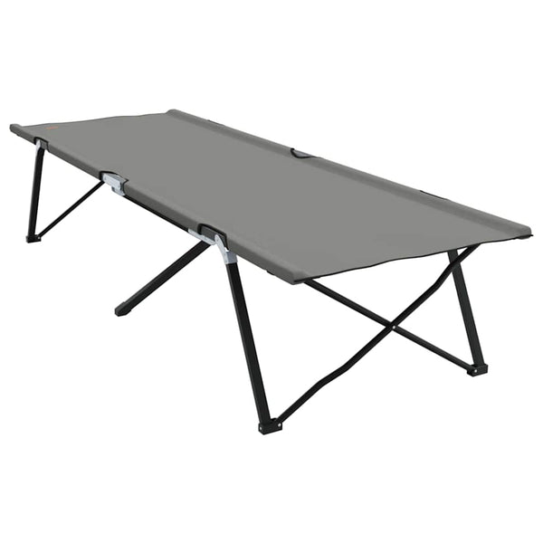 Faltbares Campingbett Grau 206cm