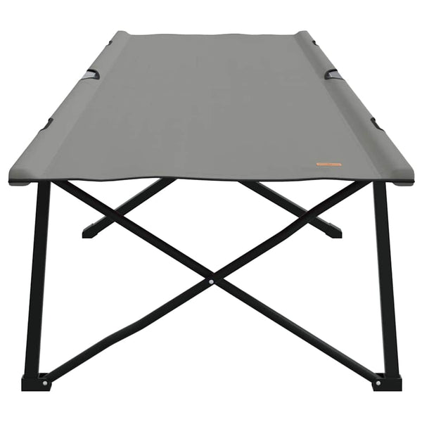 Faltbares Campingbett Grau 206cm