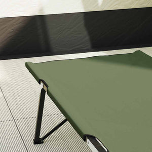 Klappbares Campingbett Grün 206 cm