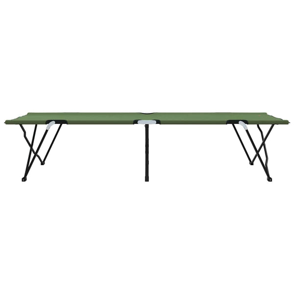 Klappbares Campingbett Grün 206 cm