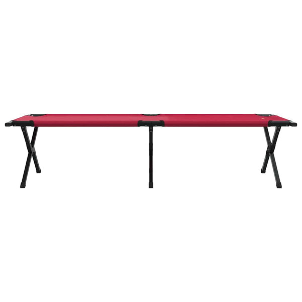 Klappbares Feldbett Camping 2er Set Rot