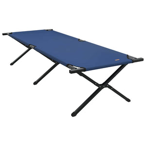 vidaXL Foldable Camping Bed Blue 210 x 80 x 46 cm