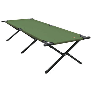 vidaXL Folding Camping Bed Green 210 x 80 x 46 cm