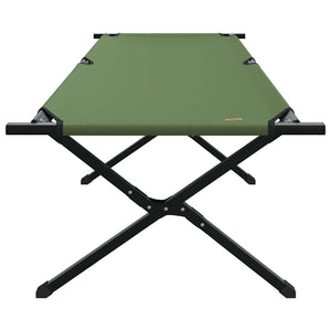 vidaXL Folding Camping Bed Green 210 x 80 x 46 cm