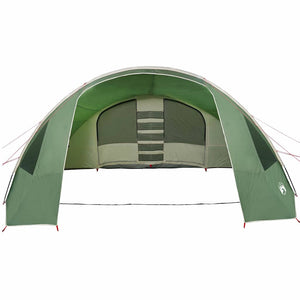 vidaXL Tunnel Tent for 6 People Green and White 700 x 590 x 215 cm
