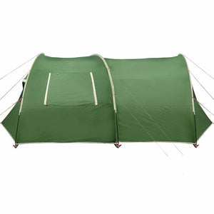 vidaXL Tunnel Tent for 6 People Green and White 700 x 590 x 215 cm