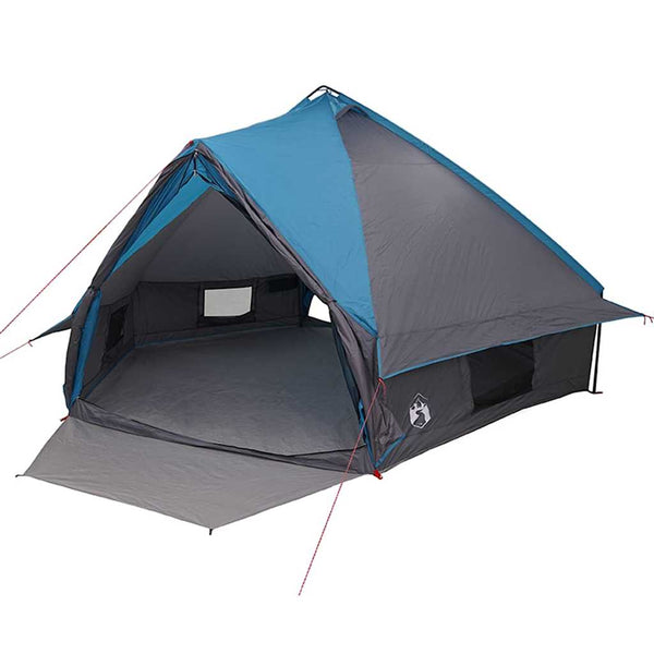 vidaXL Teepee Tent for 10 People Blue and Grey 567 x 470 x 242 cm