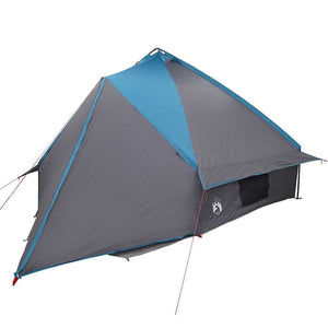 vidaXL Teepee Tent for 10 People Blue and Grey 567 x 470 x 242 cm