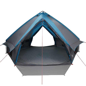 vidaXL Teepee Tent for 10 People Blue and Grey 567 x 470 x 242 cm