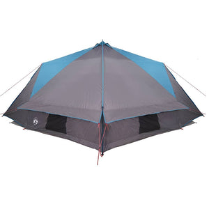 vidaXL Teepee Tent for 10 People Blue and Grey 567 x 470 x 242 cm