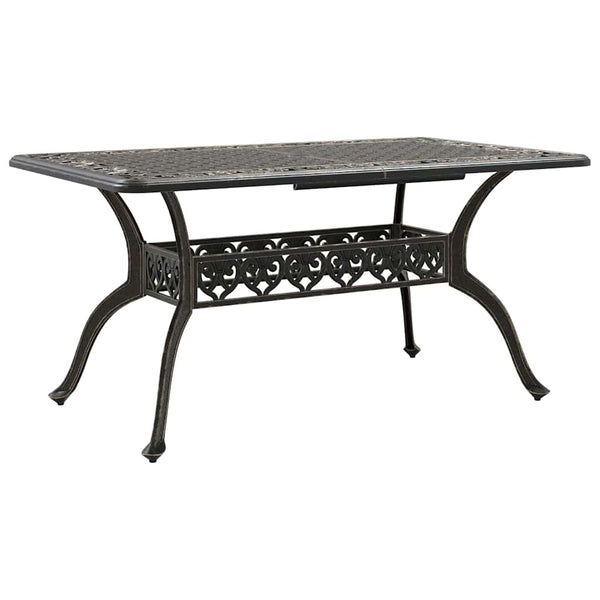 Bronze Aluminium Garten Essgruppe 5-teilig