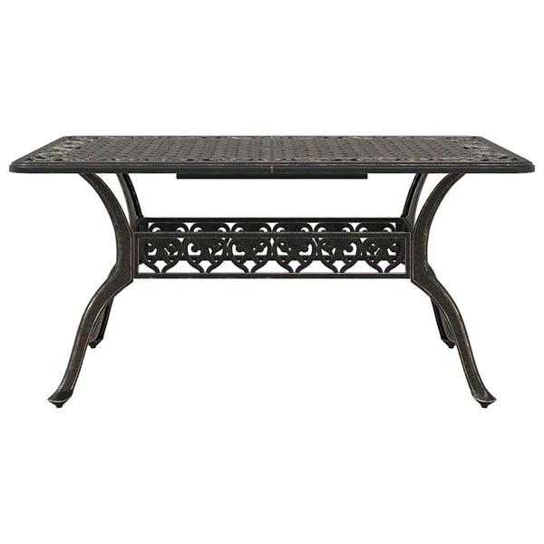 Bronze Aluminium Garten Essgruppe 5-teilig