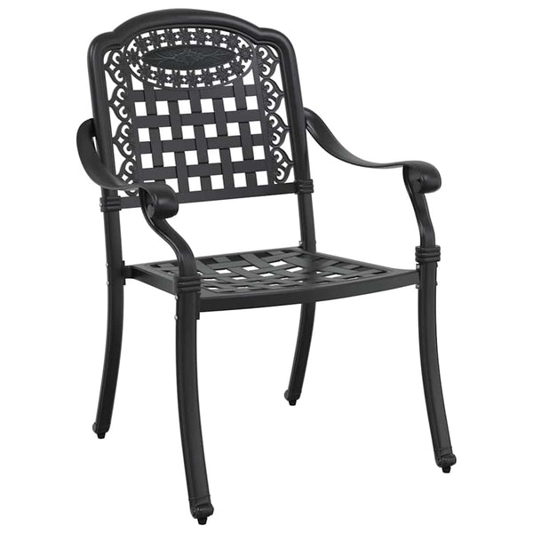 Garten Essgruppe 5-teilig Schwarz Aluminium