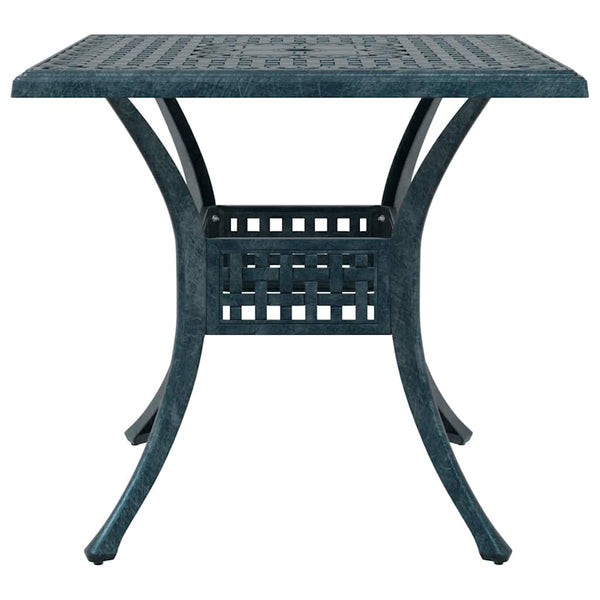 vidaXL Garden Table Set 5 pcs Green Cast Aluminum