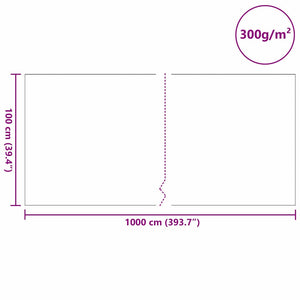 Graues Teichvlies 1x10m