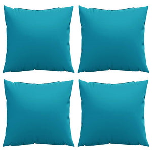 Blaue Sofakissen 60x60 cm, 4er-Set
