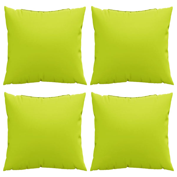 Knallgrüne Sofakissen 60x60 cm, 4er-Set