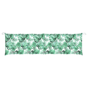 Gartenbank Auflage Blattmuster 180 cm