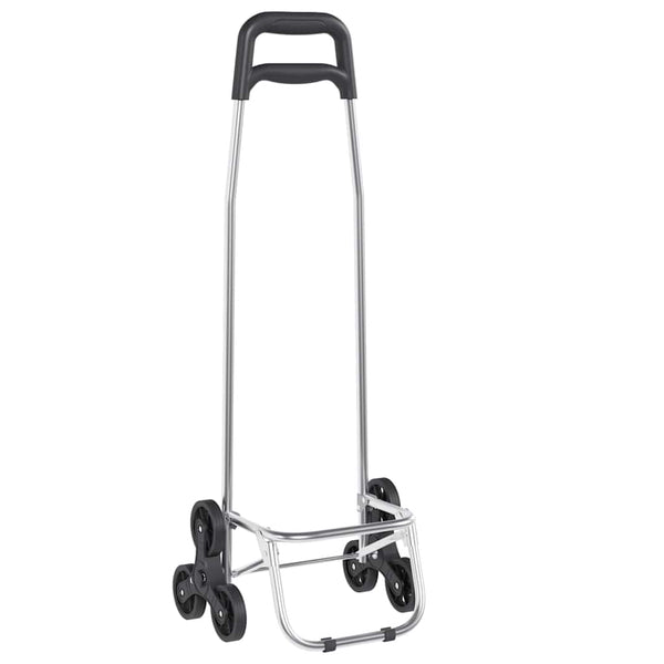 vidaXL Shopping Trolley Black 39.5 x 33 x 93 cm Oxford Fabric