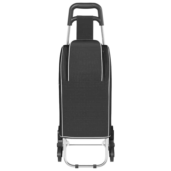 vidaXL Shopping Trolley Black 39.5 x 33 x 93 cm Oxford Fabric