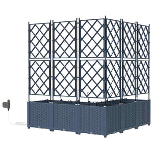 Garten Pflanzgefäß Set, 5-teilig, Grau