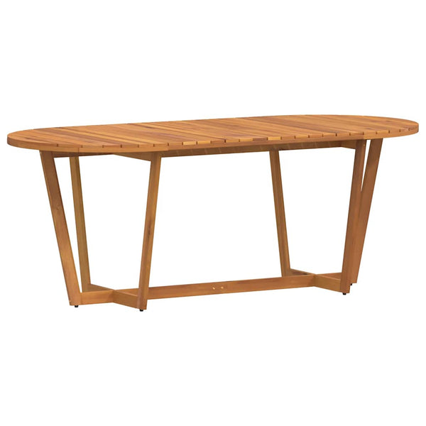 vidaXL 7-Piece Outdoor Dining Set Solid Acacia Wood