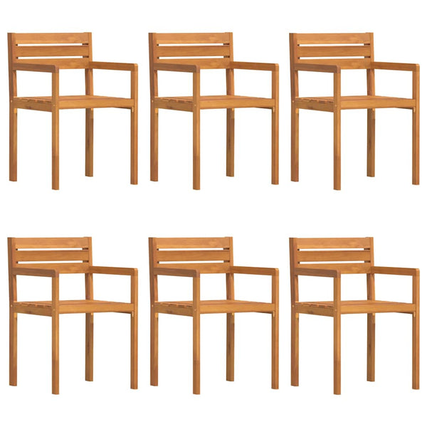 vidaXL 7-Piece Outdoor Dining Set Solid Acacia Wood