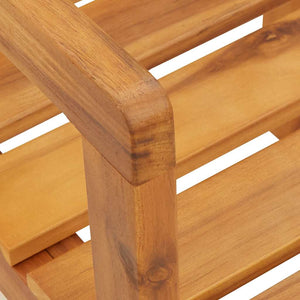 vidaXL 7-Piece Outdoor Dining Set Solid Acacia Wood