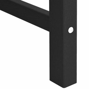 Garten Esszimmerstühle Schwarz, 2er-Set