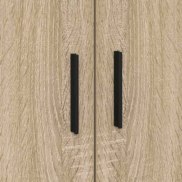 vidaXL Bed Frame with Storage Sonoma Oak 90 x 200 cm Engineered Wood