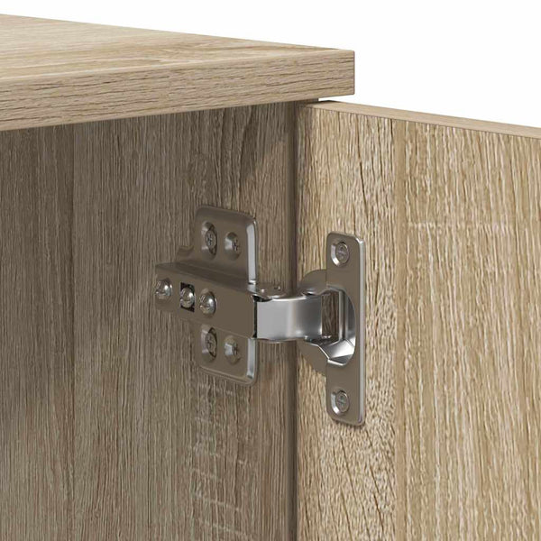 vidaXL Bed Frame with Storage Sonoma Oak 80 x 200 cm Engineered Wood