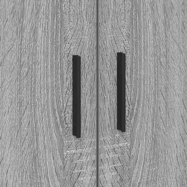 vidaXL Bed Frame with Storage Sonoma Grey 80 x 200 cm Engineered Wood