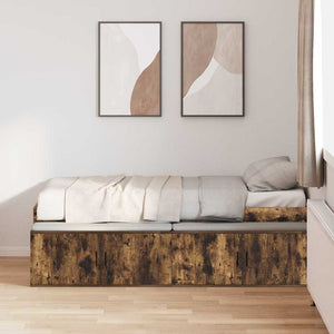 Bettrahmen Geräucherte Eiche 90x190 cm