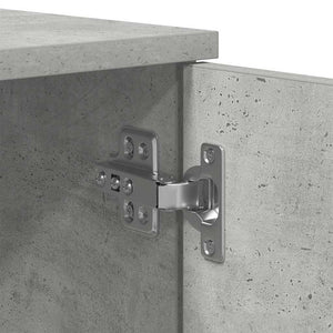 Bettrahmen mit Schubladen 70x190 cm Beton Grau
