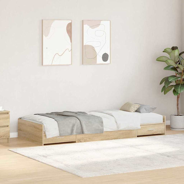 Bettrahmen Sonoma-Eiche 80x200 cm