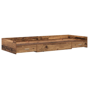 Bettrahmen Altholz 80x200 cm mit Kopfteil