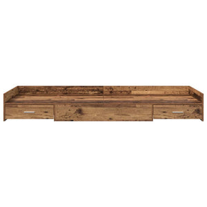 Bettrahmen Altholz 80x200 cm mit Kopfteil